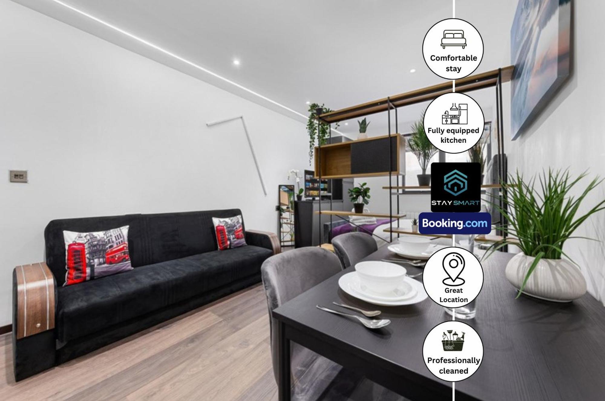 Stylish Studio Apt By Stay Smart Short Lets & Serviced Accommodation Woodstock With Free Wifi London Eksteriør bilde